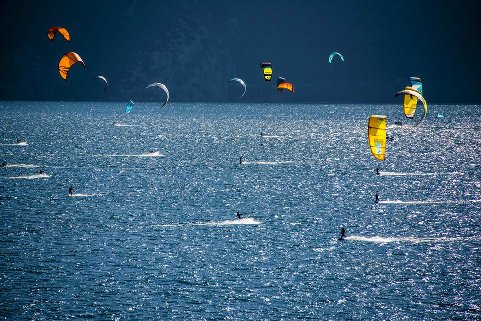 kitesurfing limone